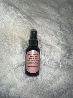 Black Castor Oil Leave-In
Hair Mist - Mango